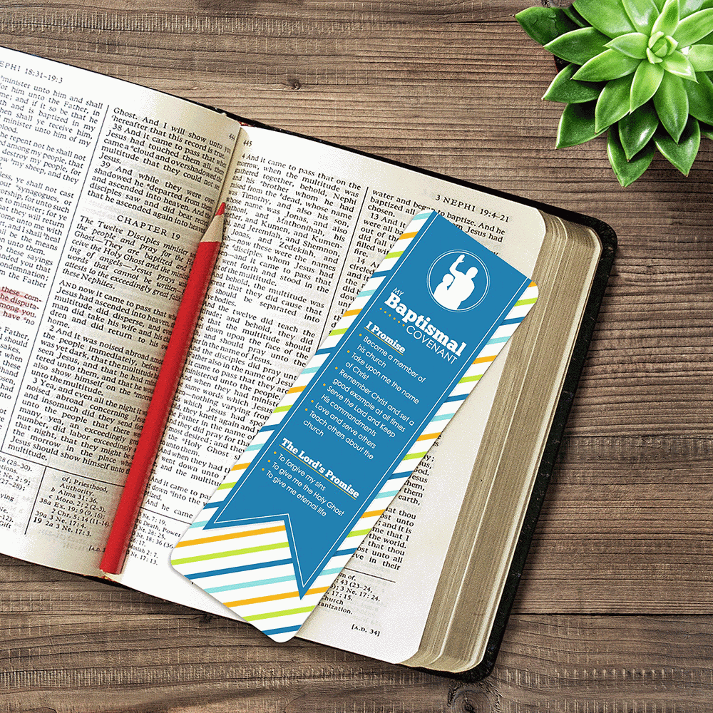 Baptismal Covenant Bookmark Boy