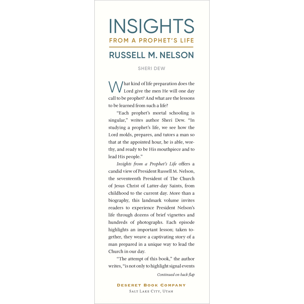 Insights from a Prophet's Life: Russell M. Nelson