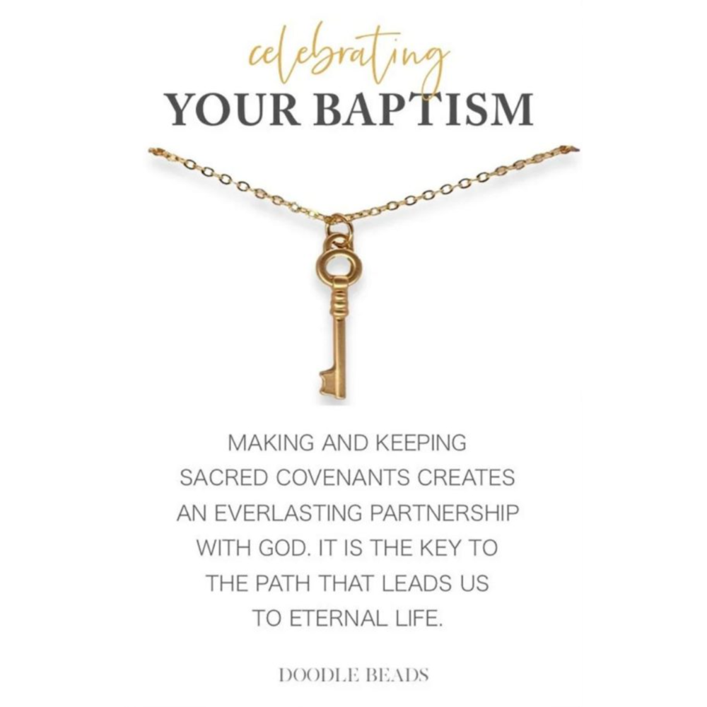 Celebrating Your Baptism Key Necklace