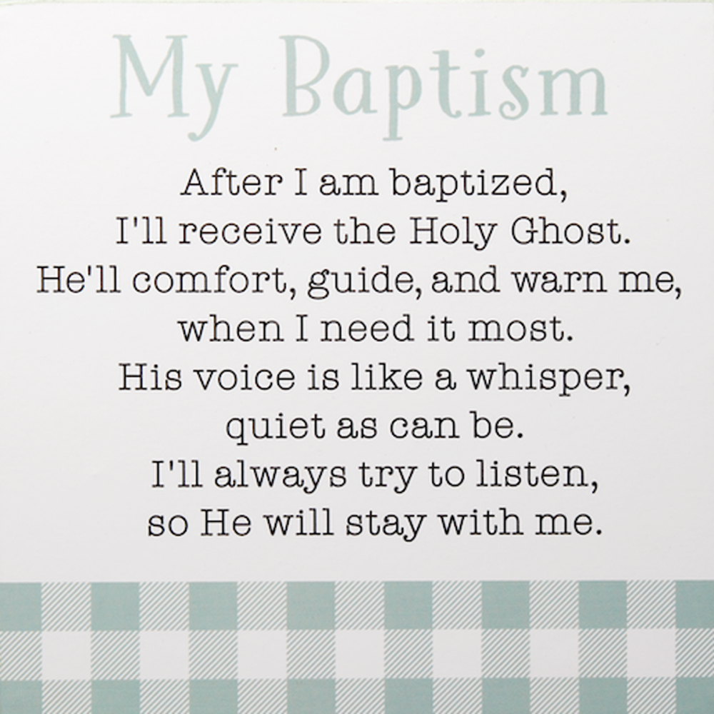My Baptism (5x5 Plaque)