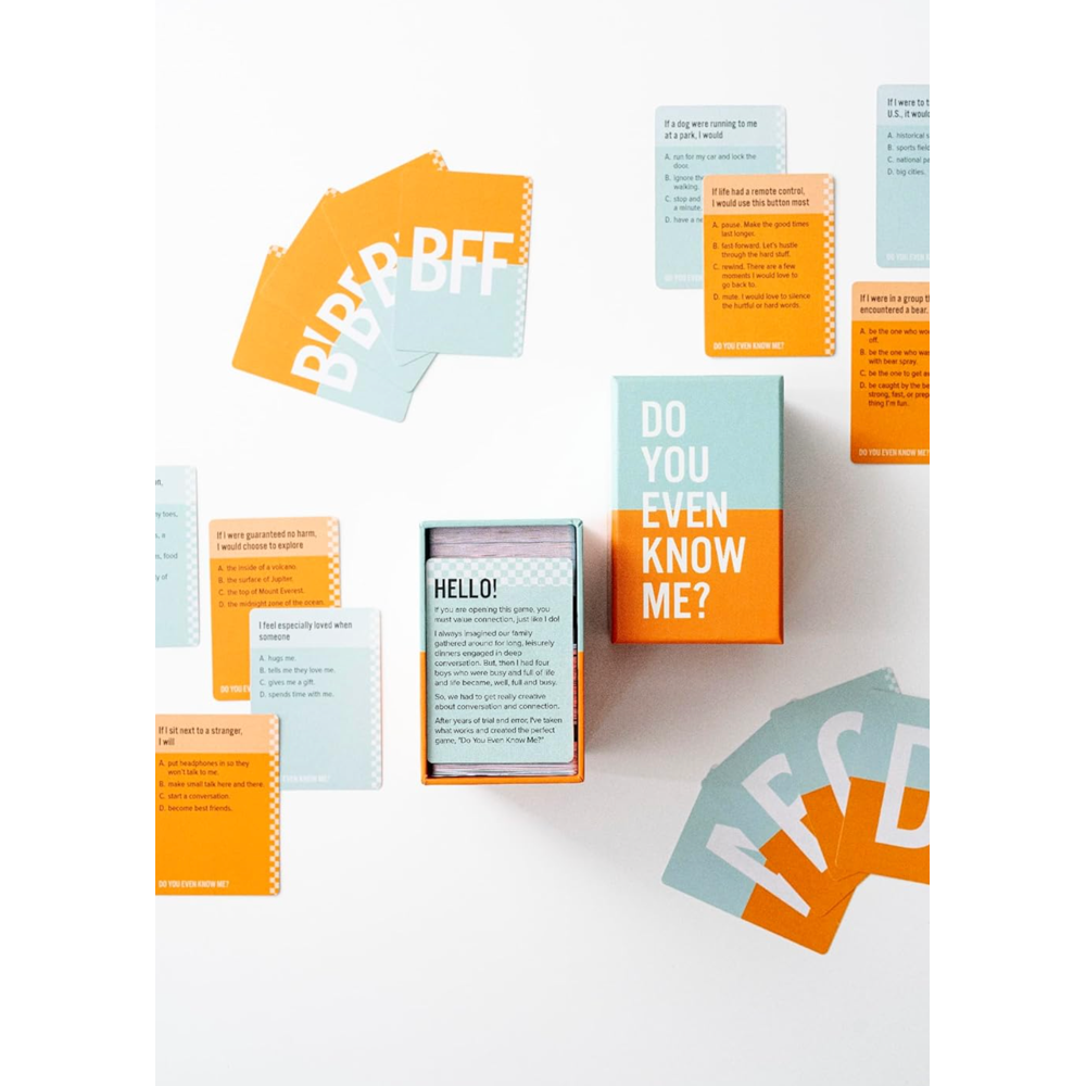 Do You Even Know Me? Card Game