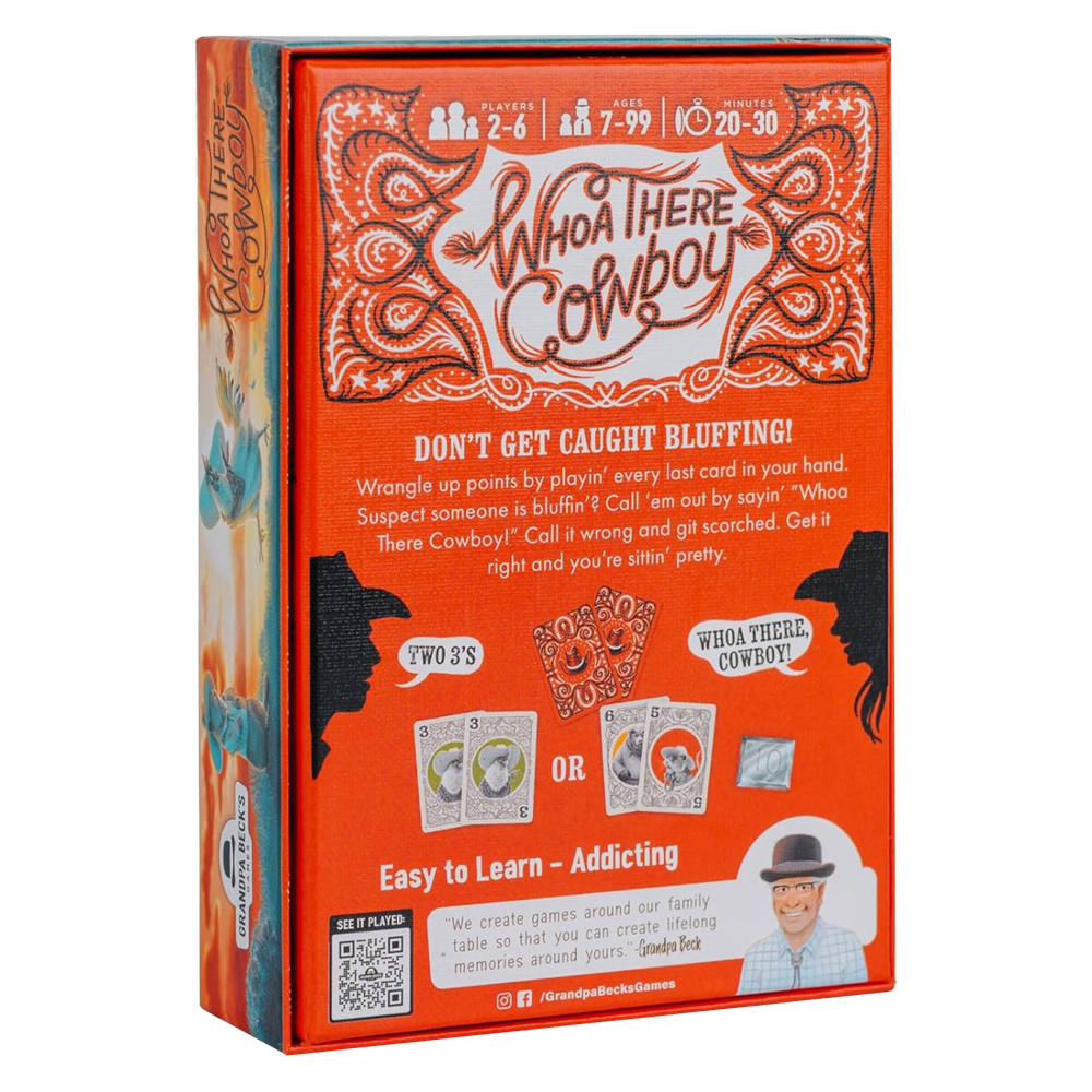 Whoa There Cowboy Card Game