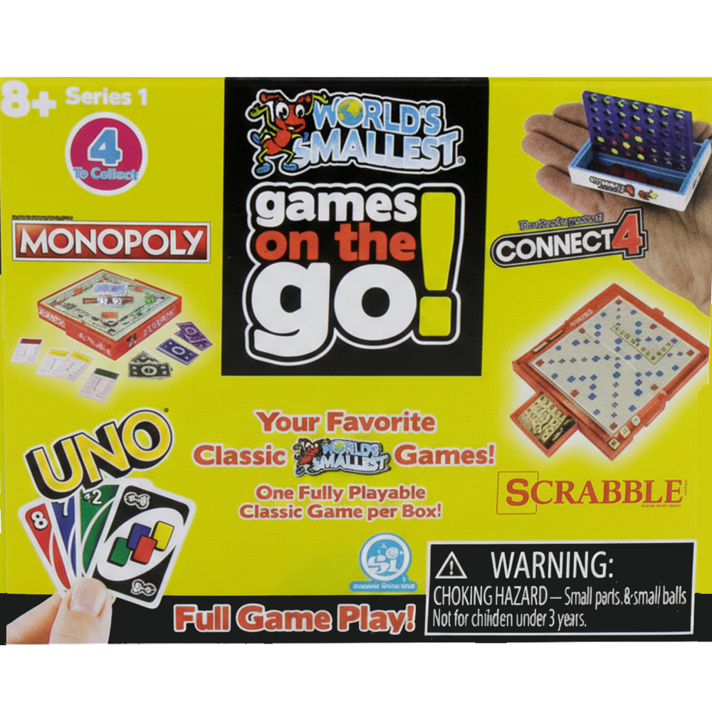 'World's Smallest'  Games on the Go