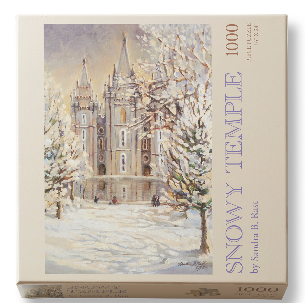 Snowy Temple 1000 Piece Puzzle