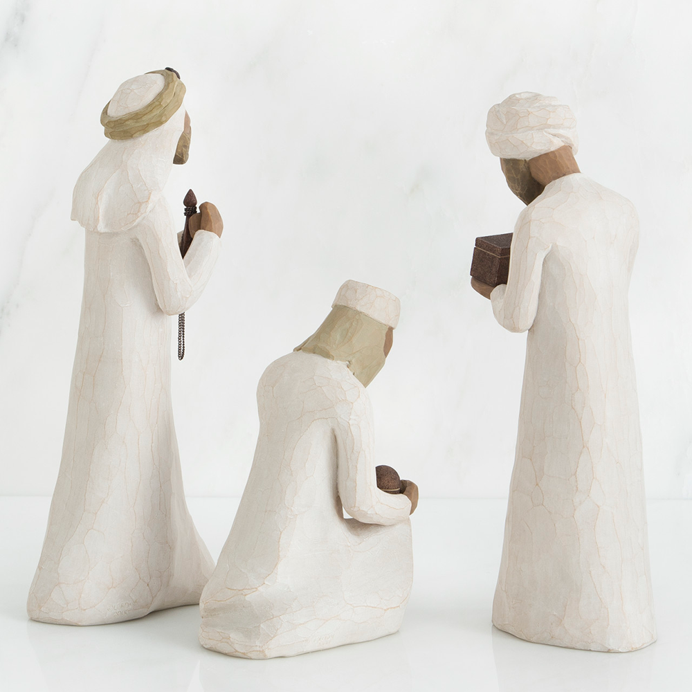 Willow Tree Wise Men Resin Nativity Figurines