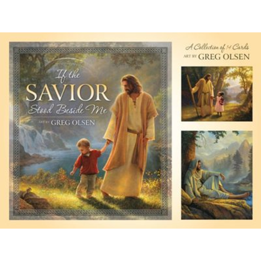 If The Savior Stood Beside Me - 3x4 Picture Set