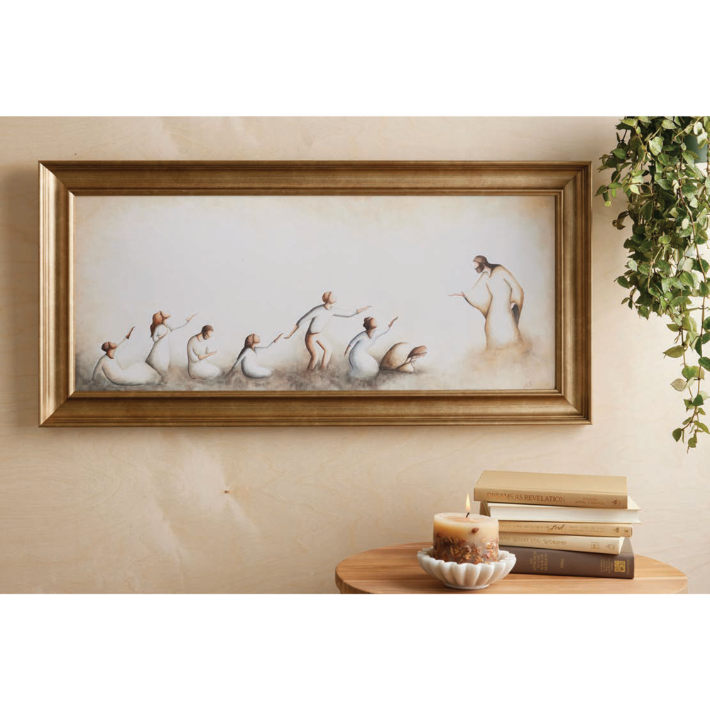 Come As You Are (19x38 Framed Canvas Print)