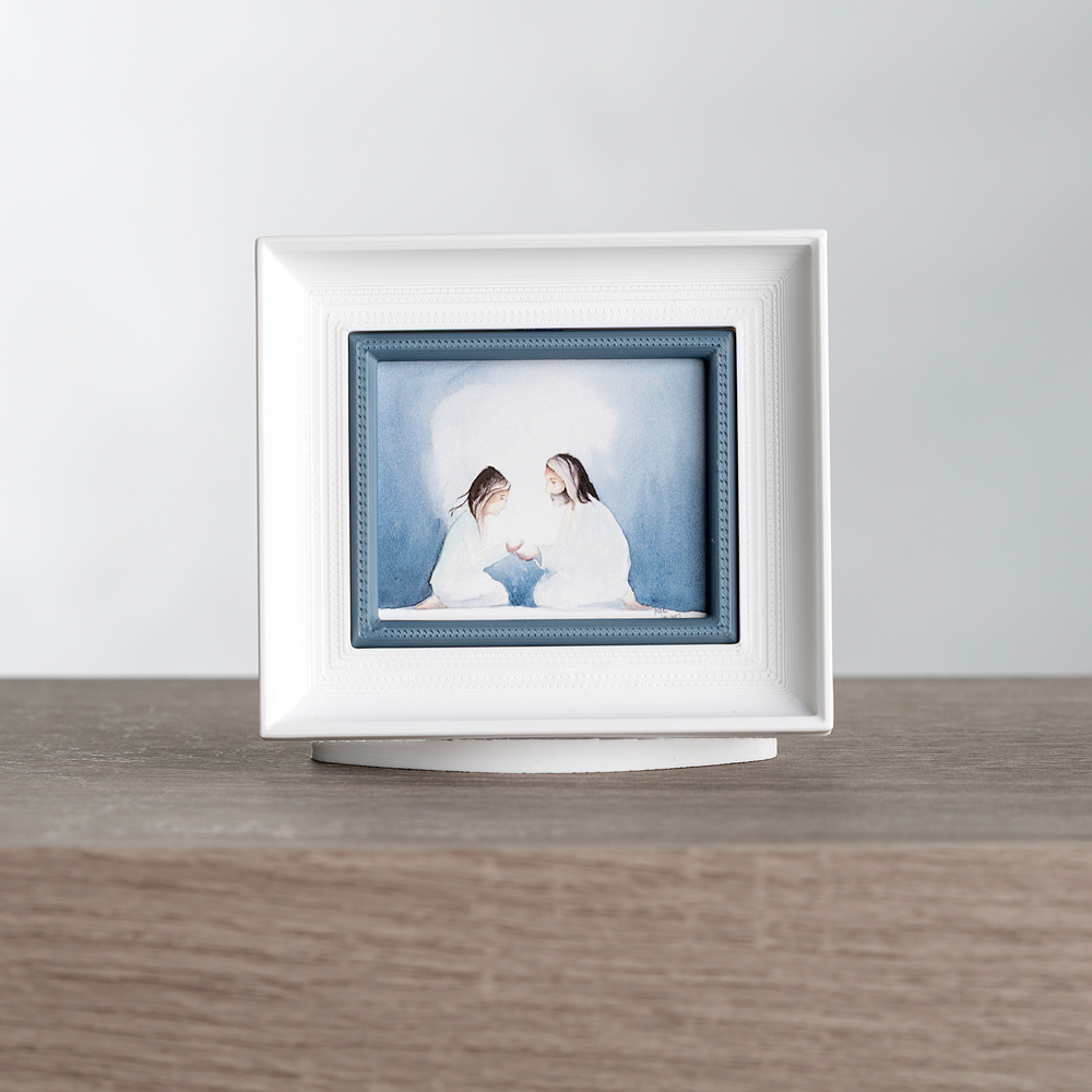 Through His Light, Small and Simple (2.75x3 Framed Art)