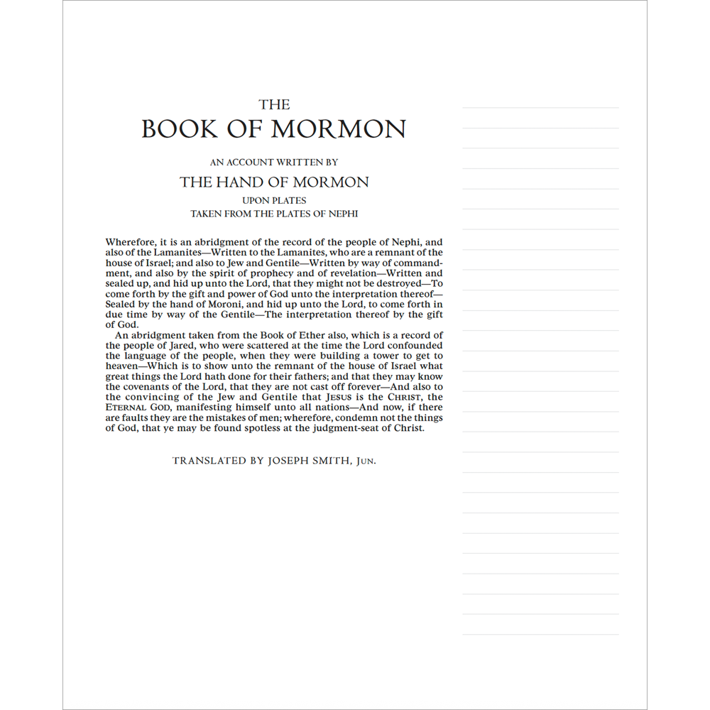 The Book of Mormon, Journal Edition, Aqua Floral (No Index)