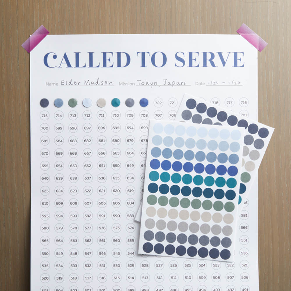 Elder Missionary Countdown Poster