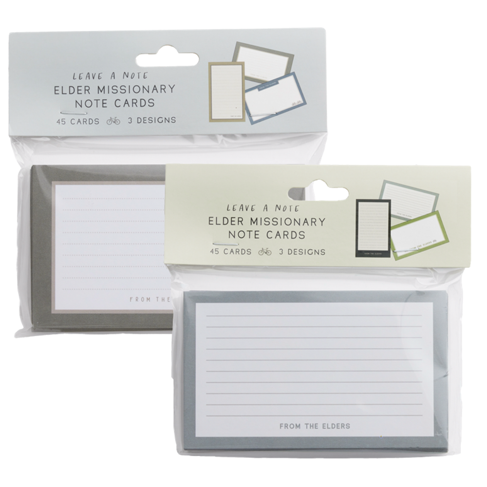 Elder Missionary Note Cards